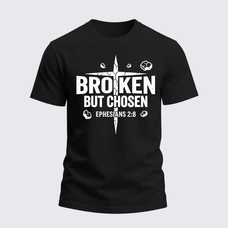 Heavyweight Cotton Tee - Broken But Chosen