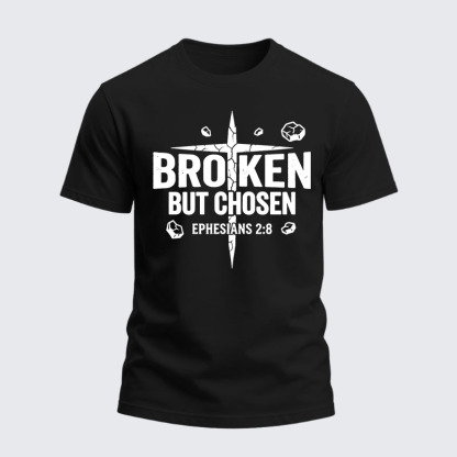 Heavyweight Cotton Tee - Broken But Chosen