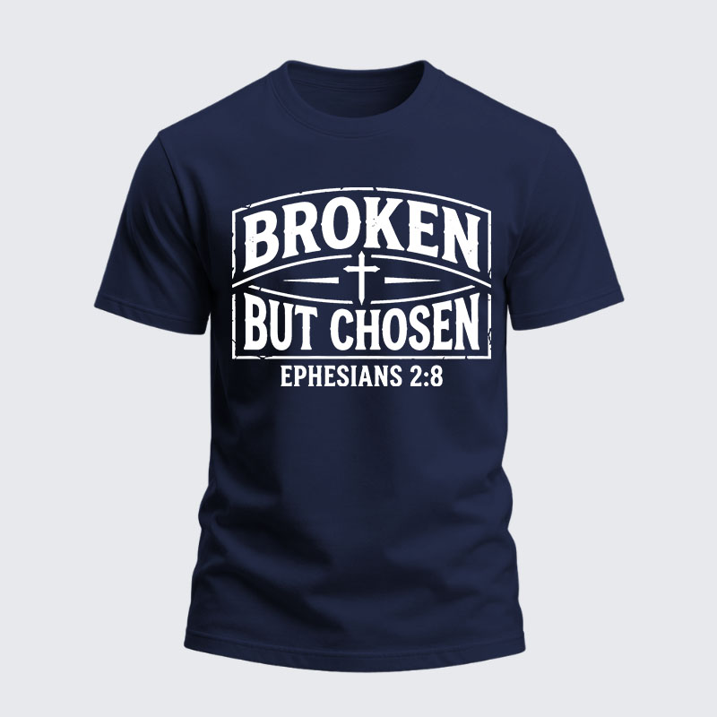 Heavyweight Cotton Tee - Broken But Chosen