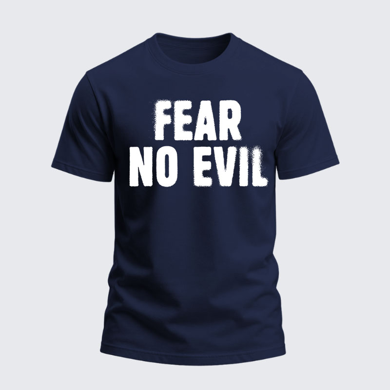 Heavyweight Cotton Tee - Fear No Evil