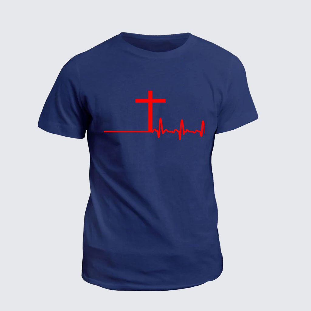 Classic Cotton Tee -  ECG Cross