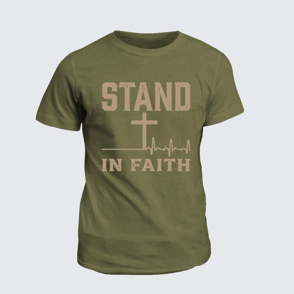 Classic Cotton Tee -  Stand In Faith