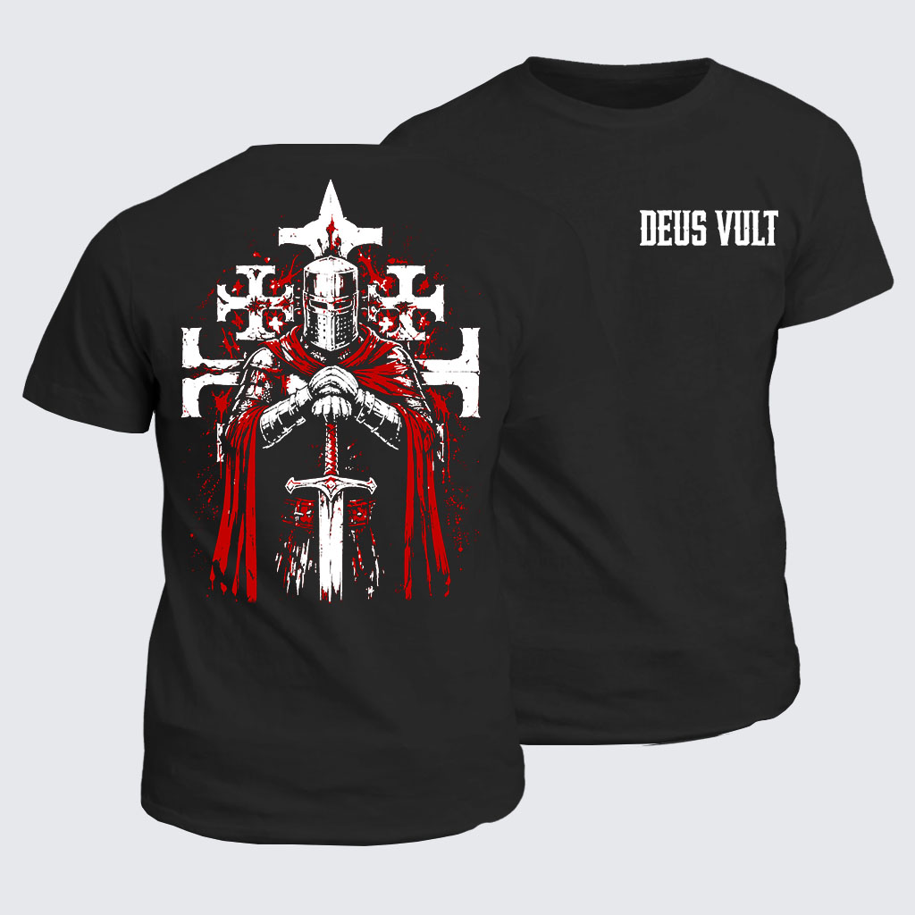 Classic Cotton Tee - Deus Vult: God Wills It