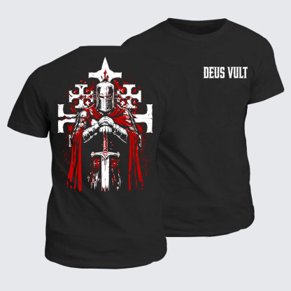 Classic Cotton Tee - Deus Vult: God Wills It
