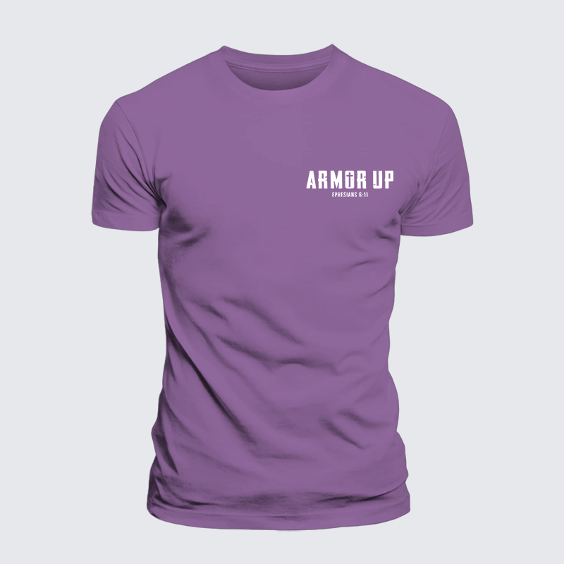 Armor Up Jesus God Christian Premium Mercerized Cotton Tee