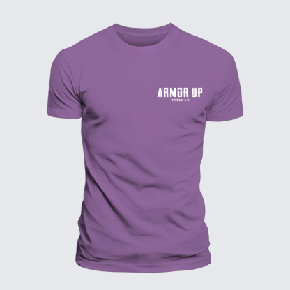Armor Up Jesus God Christian Premium Mercerized Cotton Tee