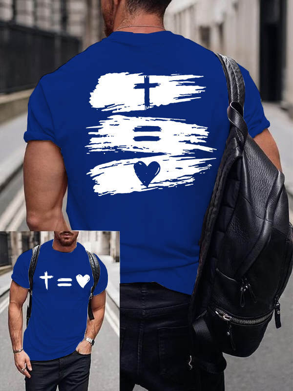 Jesus is Love Jesus God Christian Cotton T-Shirt