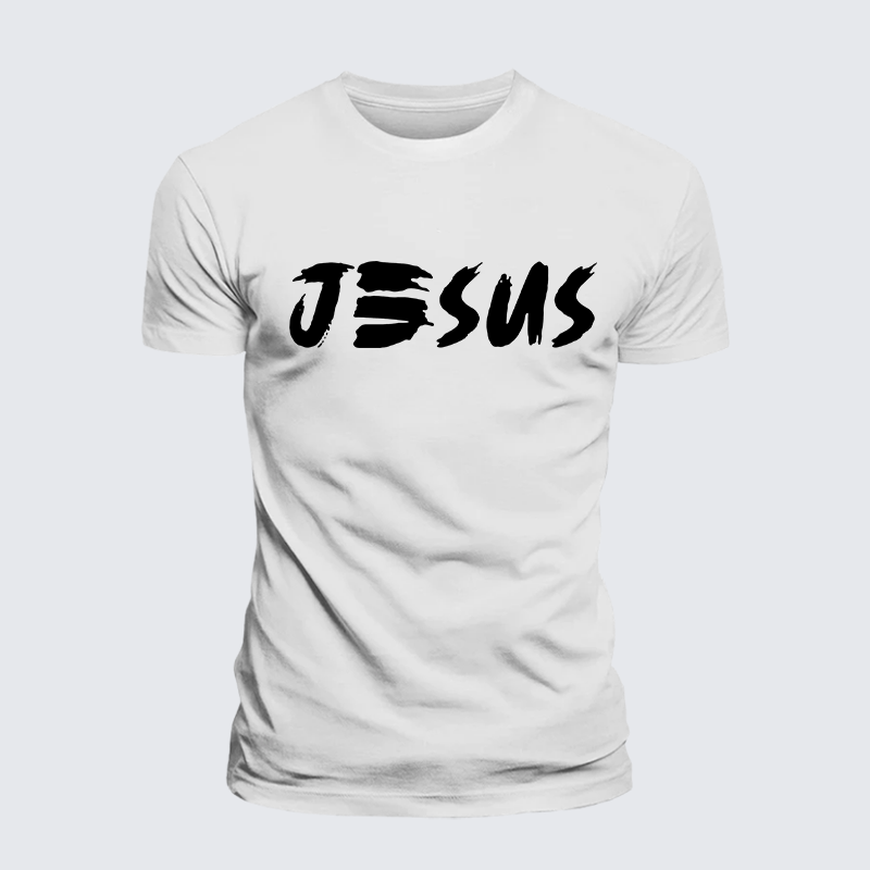 Jesus God Christian Premium Mercerized Cotton Tee