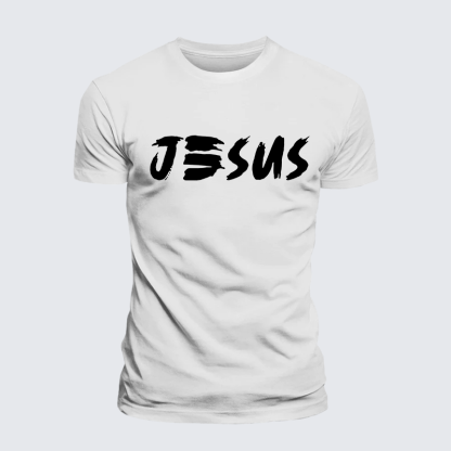 Jesus God Christian Premium Mercerized Cotton Tee
