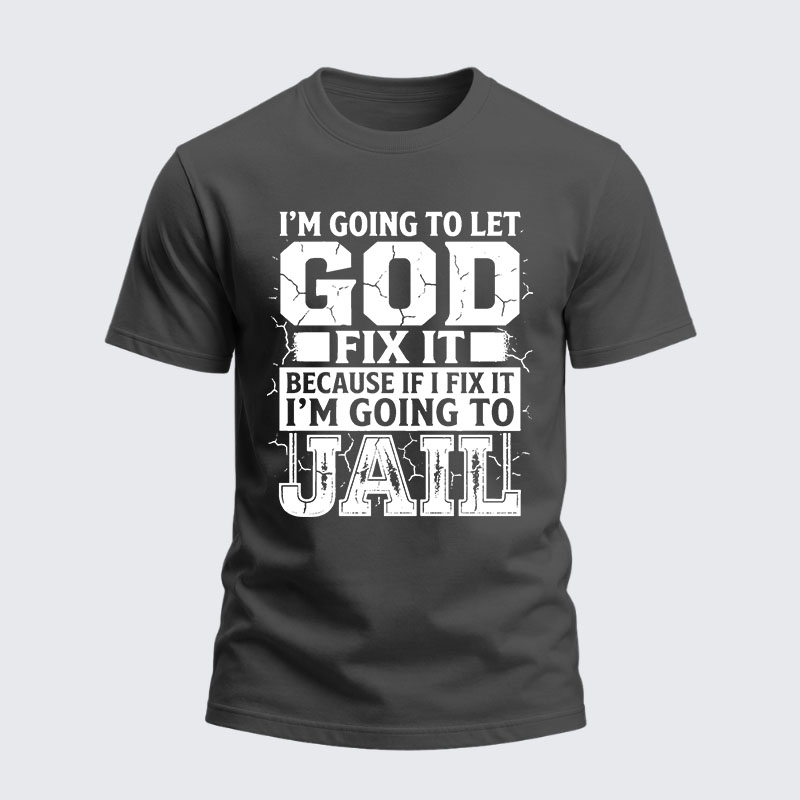 Heavyweight Cotton Tee - Lift Heavy Pray Hard