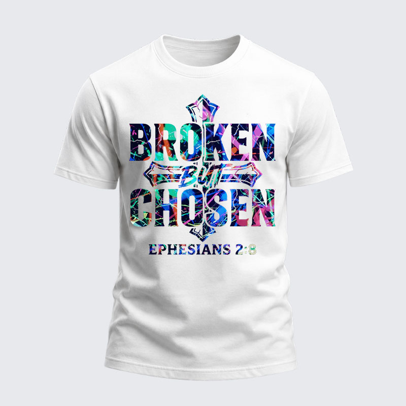 Heavyweight Cotton Tee - Broken But Chosen