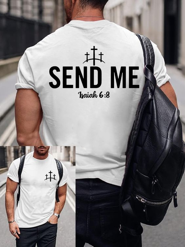 Send Me Jesus God Christian Cotton T-Shirt
