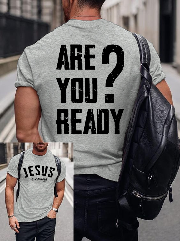 Jesus Is Coming Jesus God Christian Cotton T-Shirt