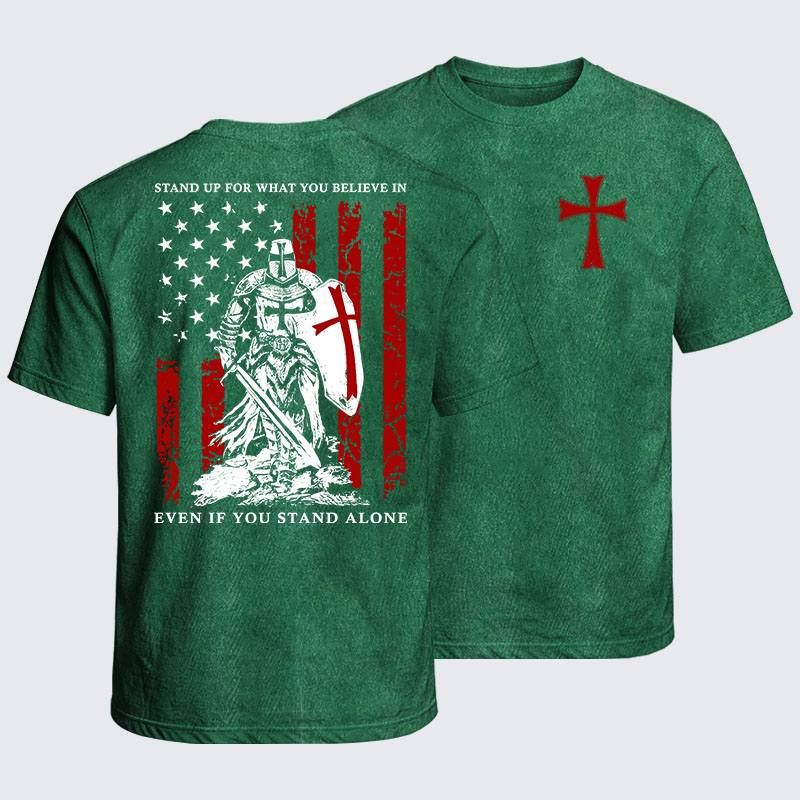 Washed T-Shirt - Stand Up For What You Believe
