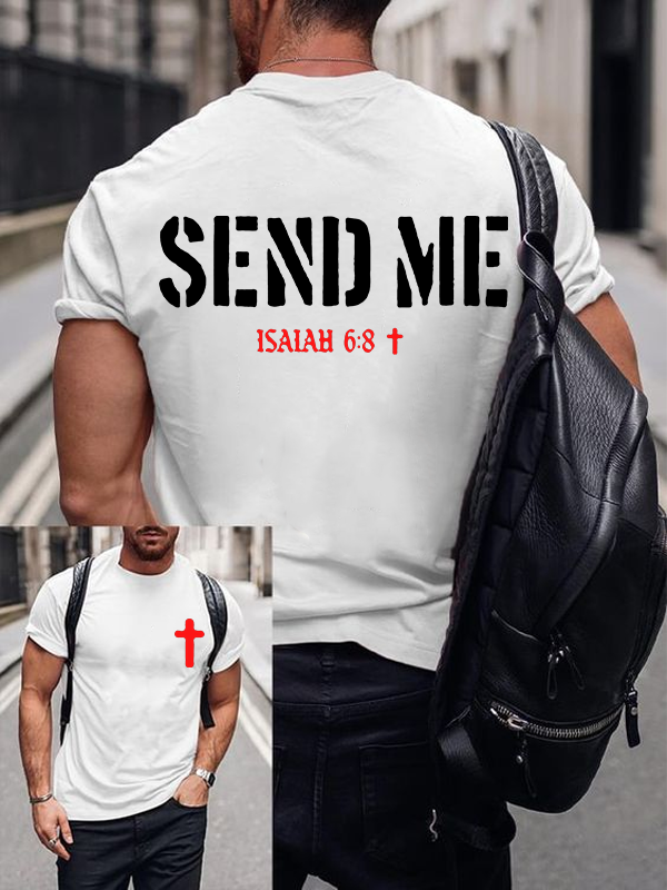 Send Me Jesus God Christian Cotton T-Shirt