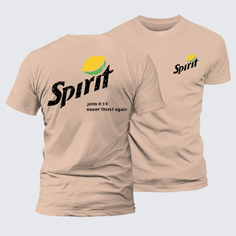 Spirit Jesus God Christian Premium Mercerized Cotton Tee