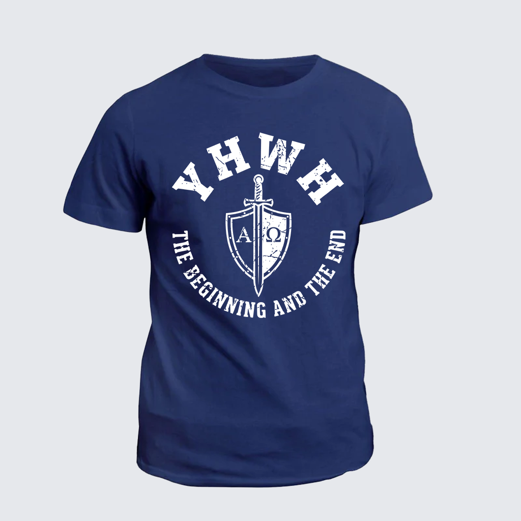 YHWH Jesus God Christian Cotton T-Shirt
