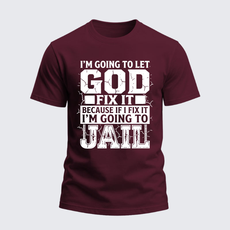 Heavyweight Cotton Tee - Lift Heavy Pray Hard