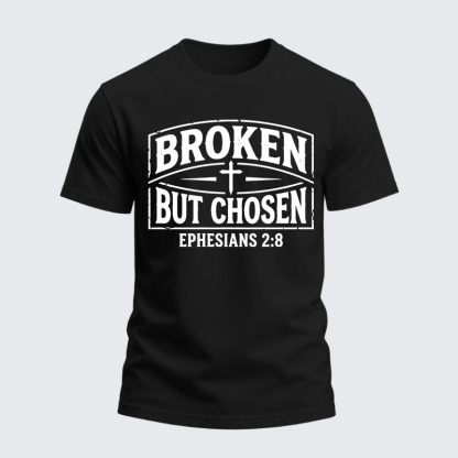Heavyweight Cotton Tee - Broken But Chosen