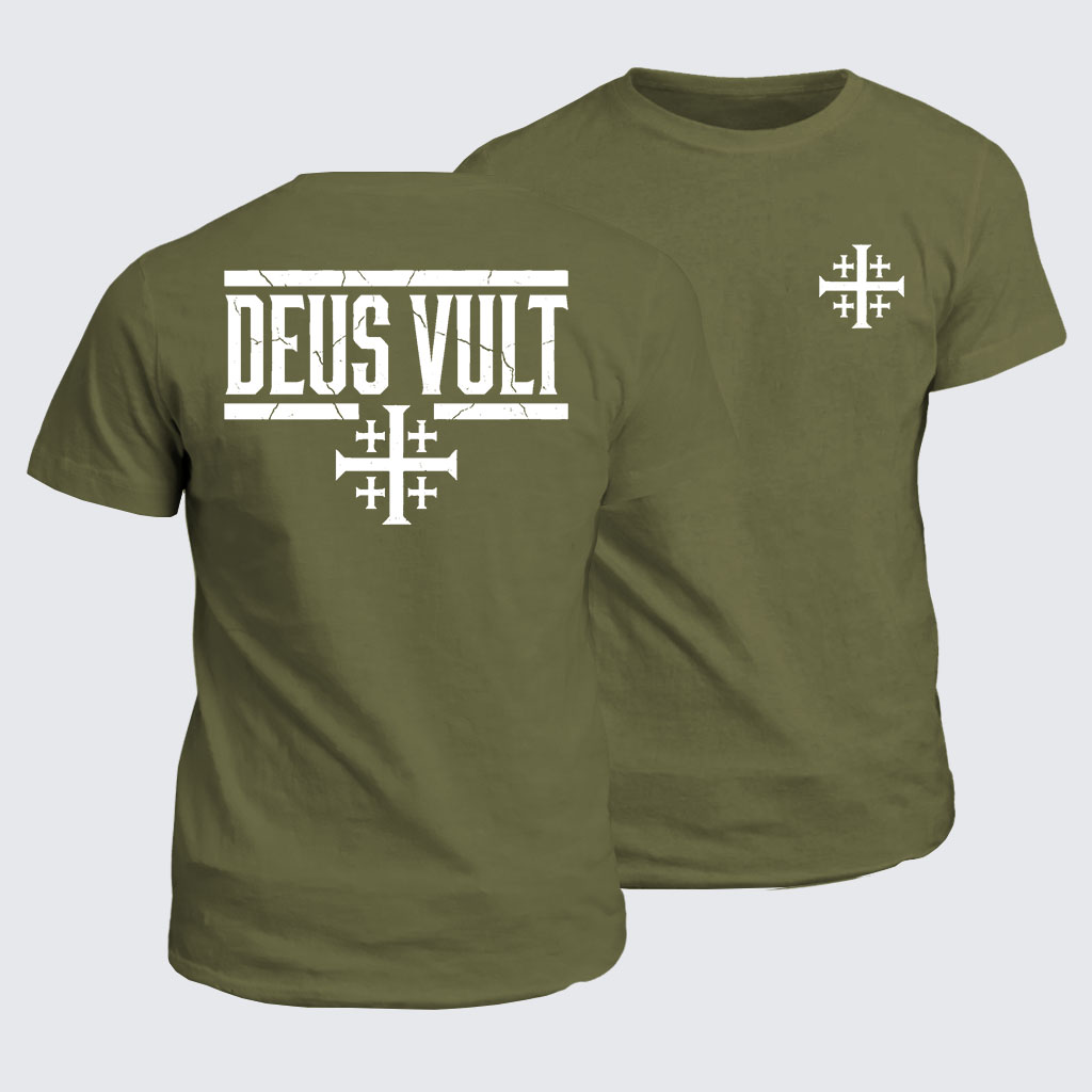 Classic Cotton Tee -  Deus Vult