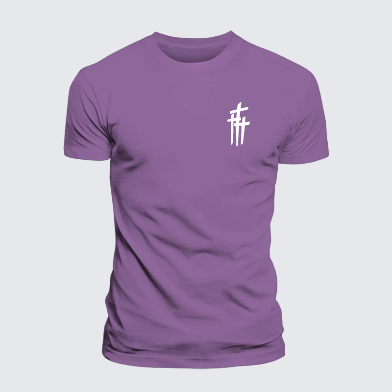 Faith Printed Jesus God Christian Premium Mercerized Cotton Tee