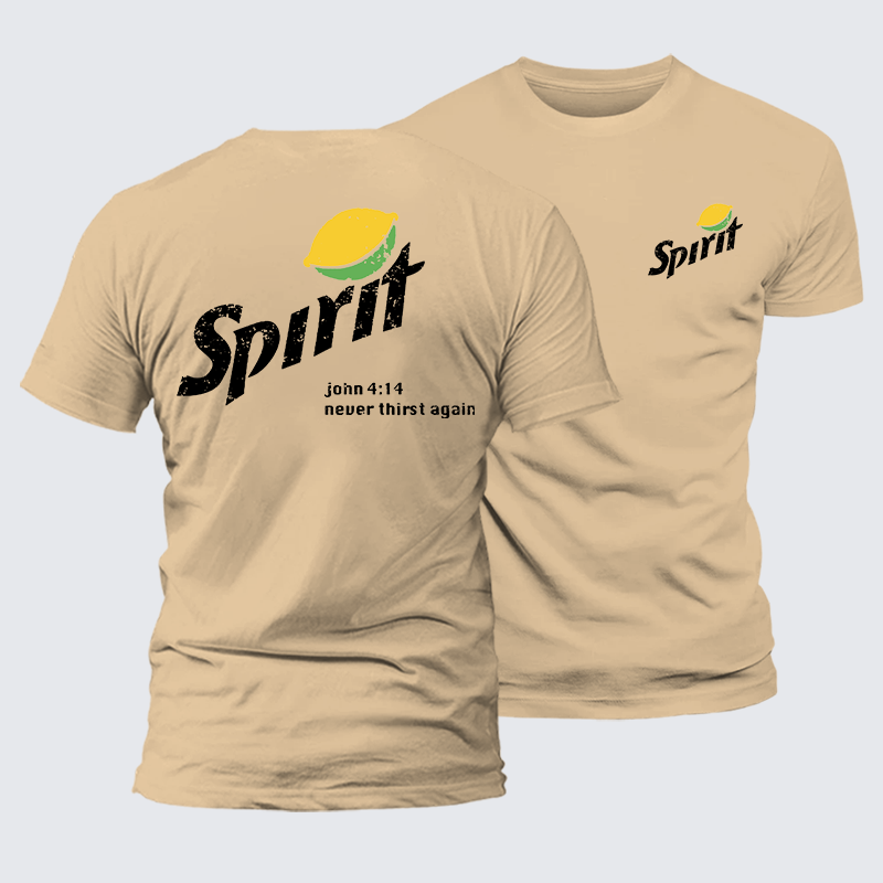 Spirit Jesus God Christian Premium Mercerized Cotton Tee