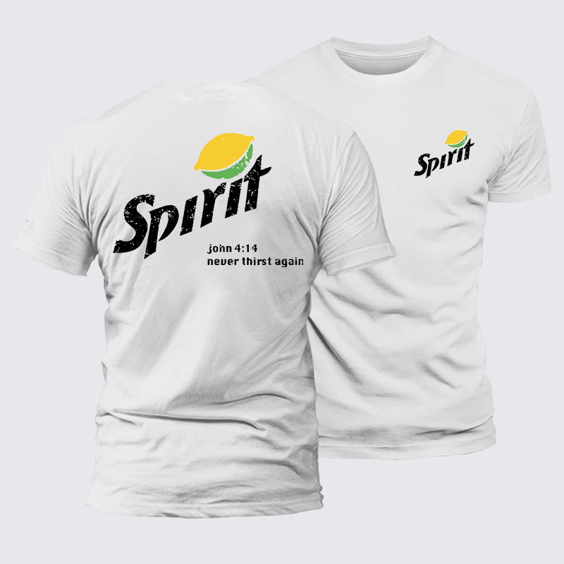 Spirit Jesus God Christian Premium Mercerized Cotton Tee