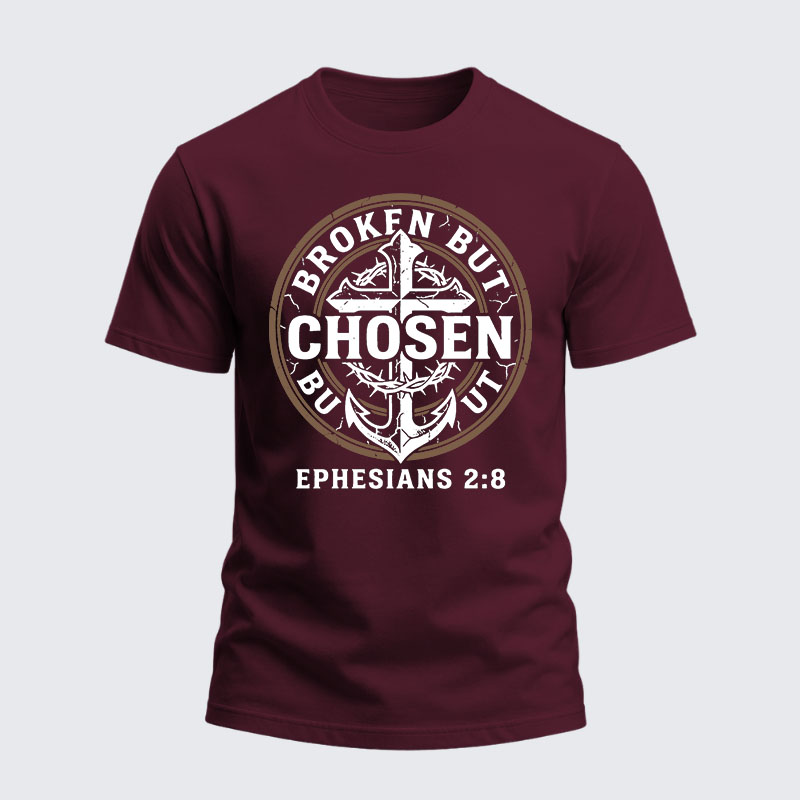 Heavyweight Cotton Tee - Broken But Chosen