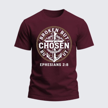 Heavyweight Cotton Tee - Broken But Chosen
