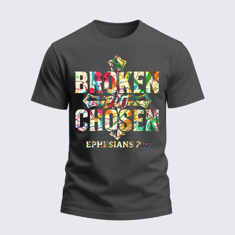 Heavyweight Cotton Tee - Broken But Chosen