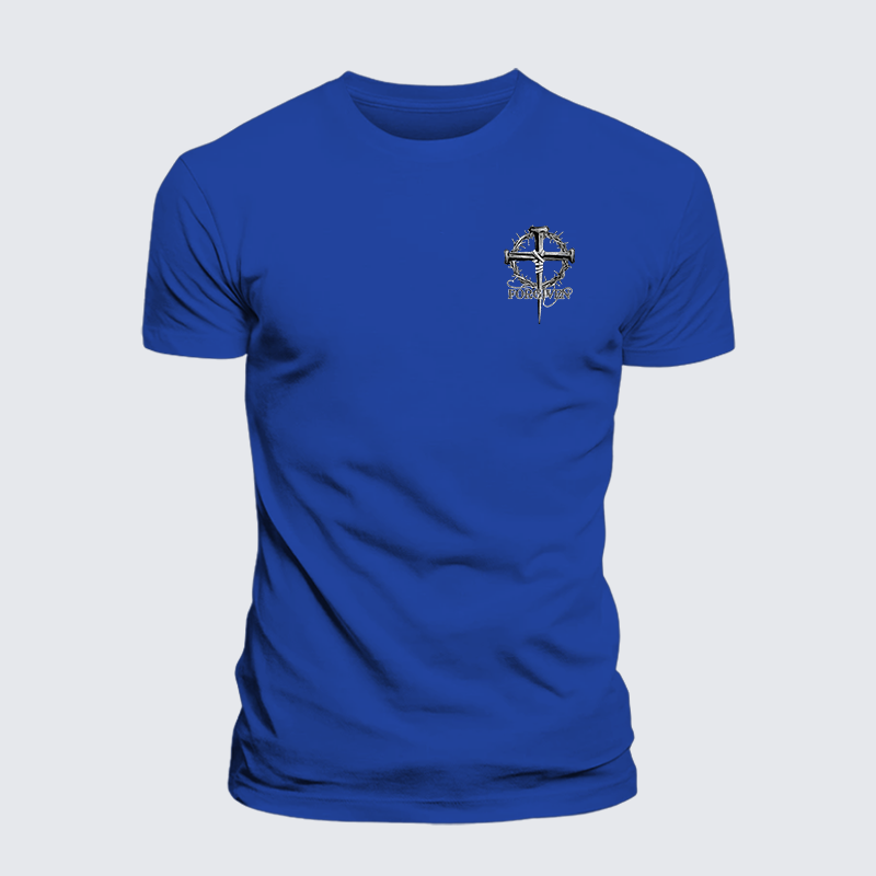 Cross Forgiven Jesus God Christian Cotton T-Shirt
