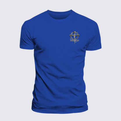 Cross Forgiven Jesus God Christian Cotton T-Shirt
