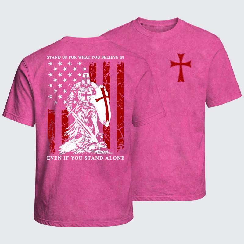Washed T-Shirt - Stand Up For What You Believe