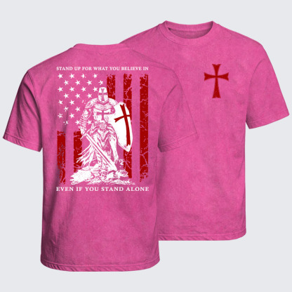 Washed T-Shirt - Stand Up For What You Believe