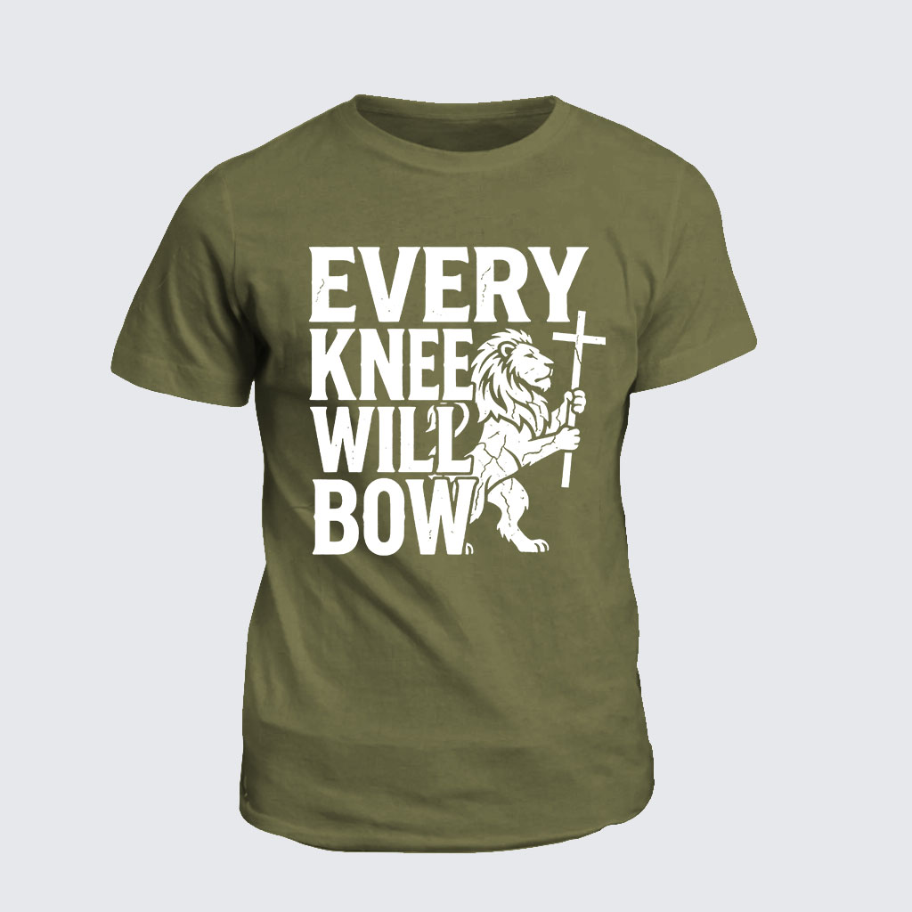 Classic Cotton Tee -  Every Knee Will Bow