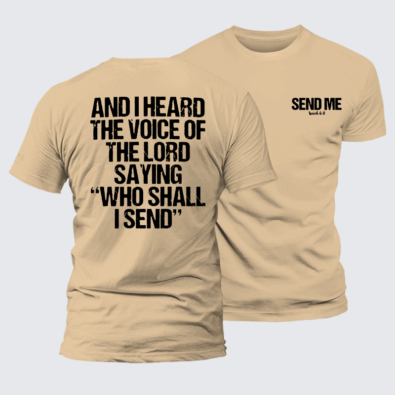 Man Of God Husband Dad Jesus God Christian Cotton T-Shirt