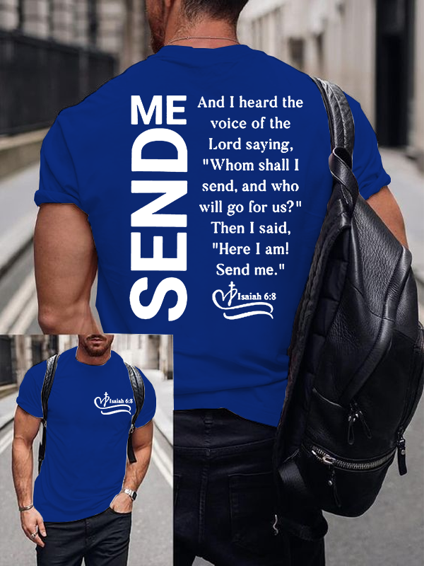 Send Me Jesus God Christian Cotton T-Shirt