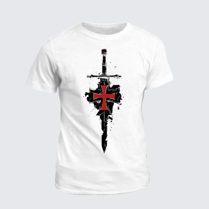 Holy Shield Jesus God Christian Cotton T-Shirt