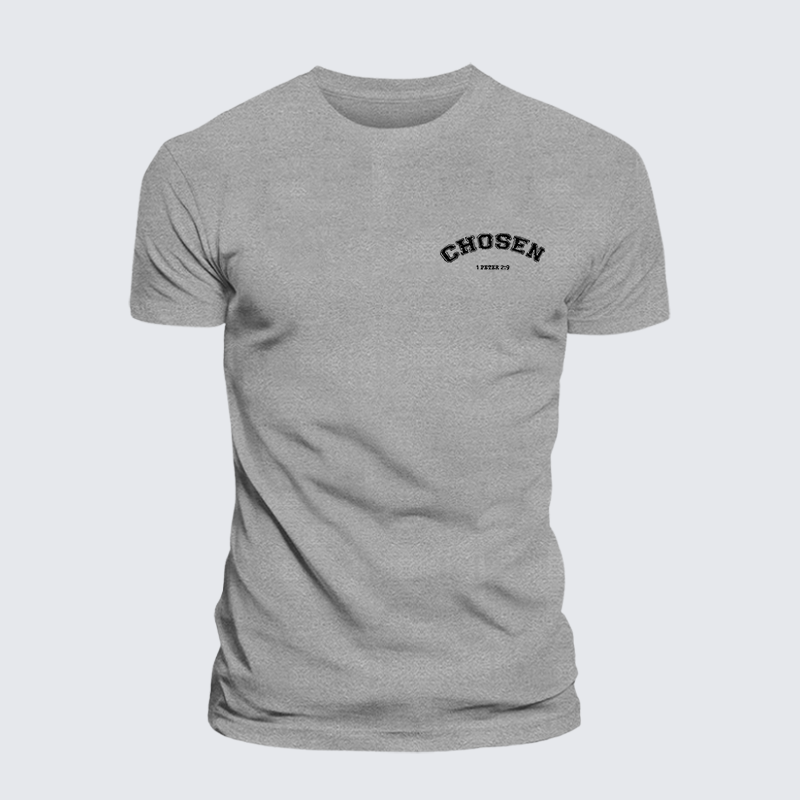 Chosen Jesus God Christian Cotton T-Shirt