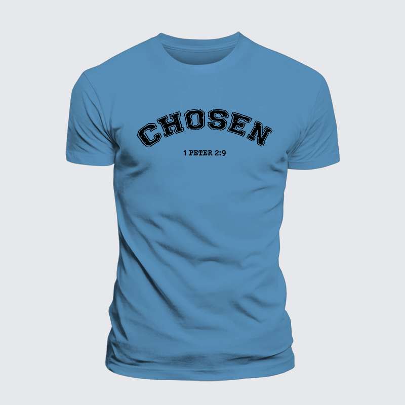 Chosen Jesus God Christian Premium Mercerized Cotton Tee