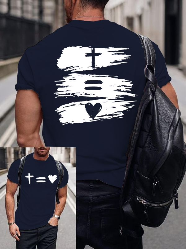 Jesus is Love Jesus God Christian Cotton T-Shirt