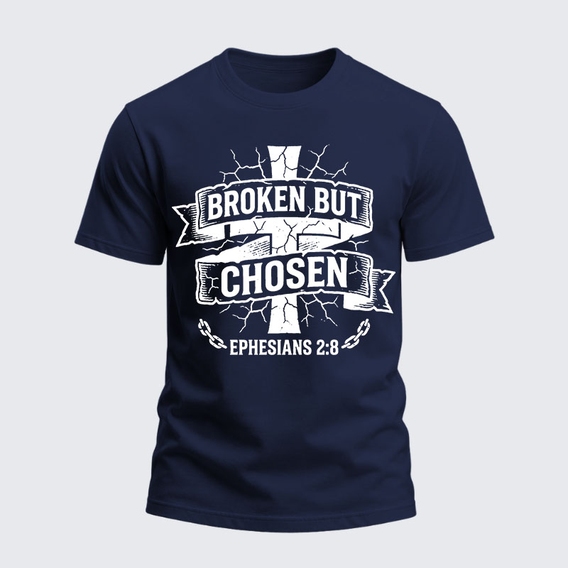Heavyweight Cotton Tee - Broken But Chosen
