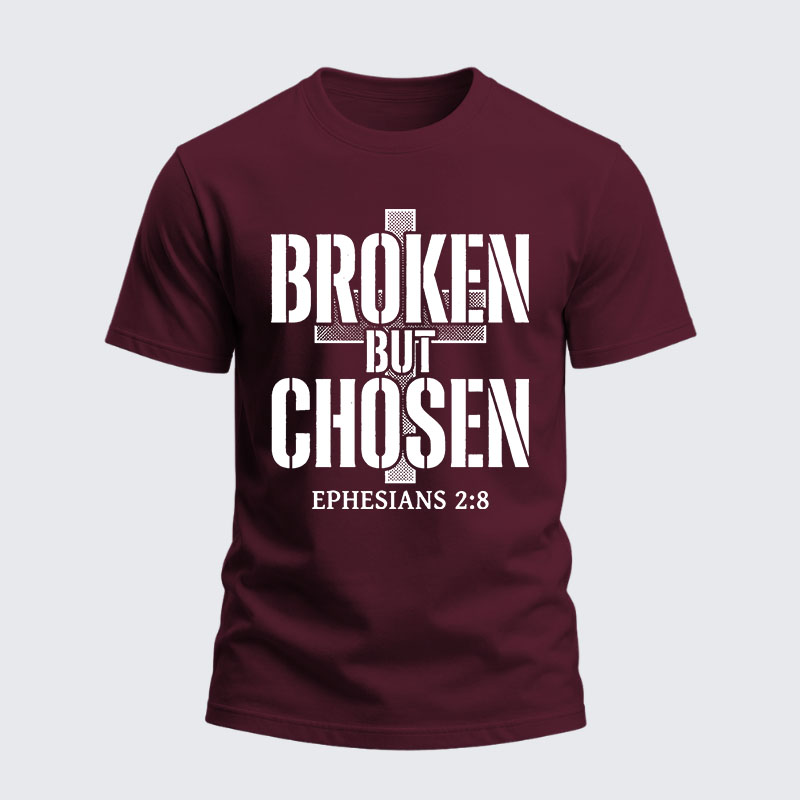 Heavyweight Cotton Tee - Broken But Chosen