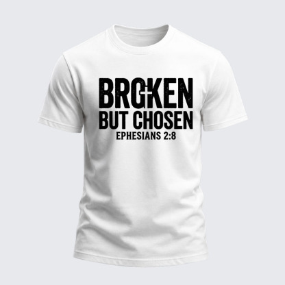 Heavyweight Cotton Tee - Broken But Chosen