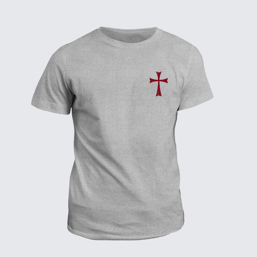 Classic Cotton Tee -  Knights Templar Crusader Cross