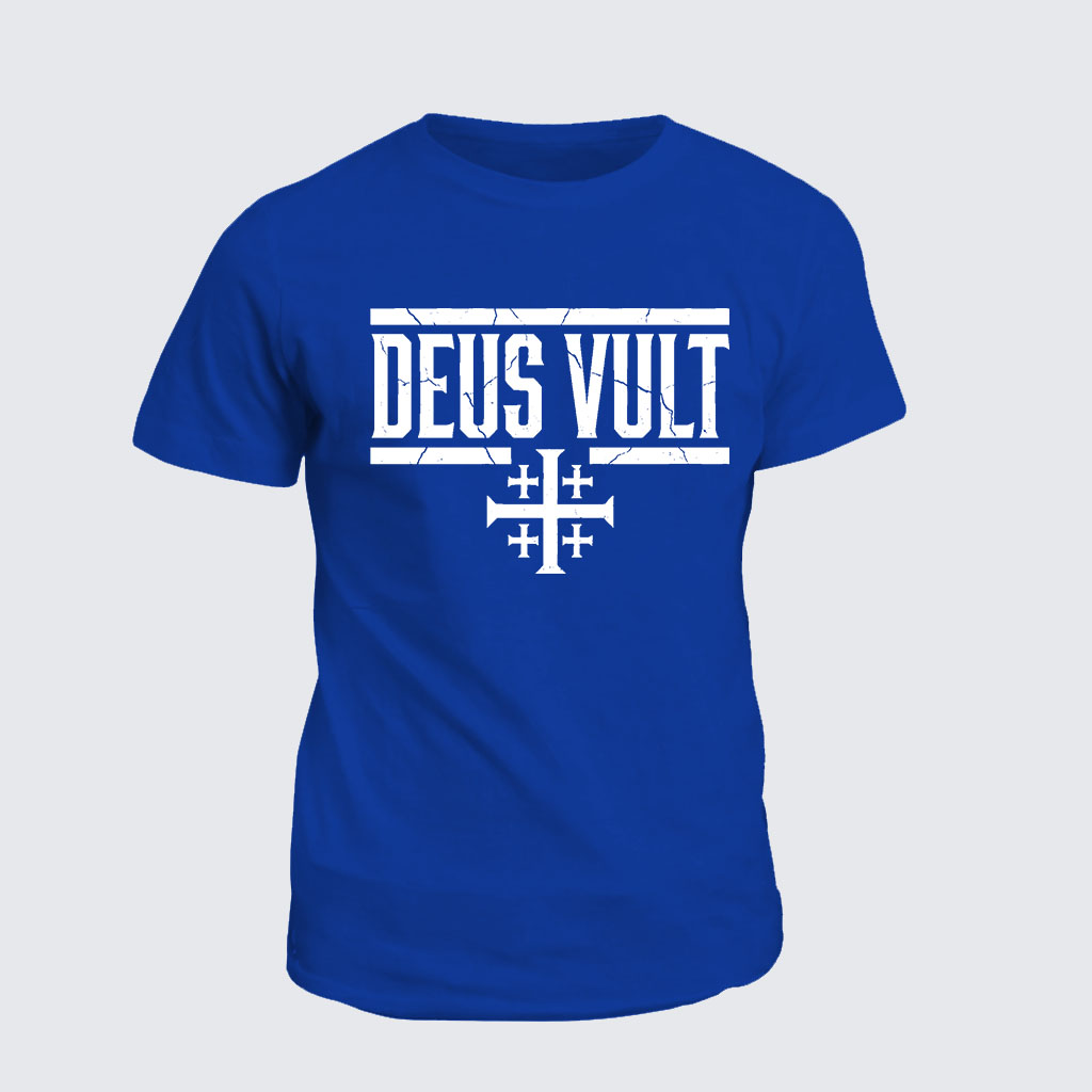 Classic Cotton Tee - Deus Vult
