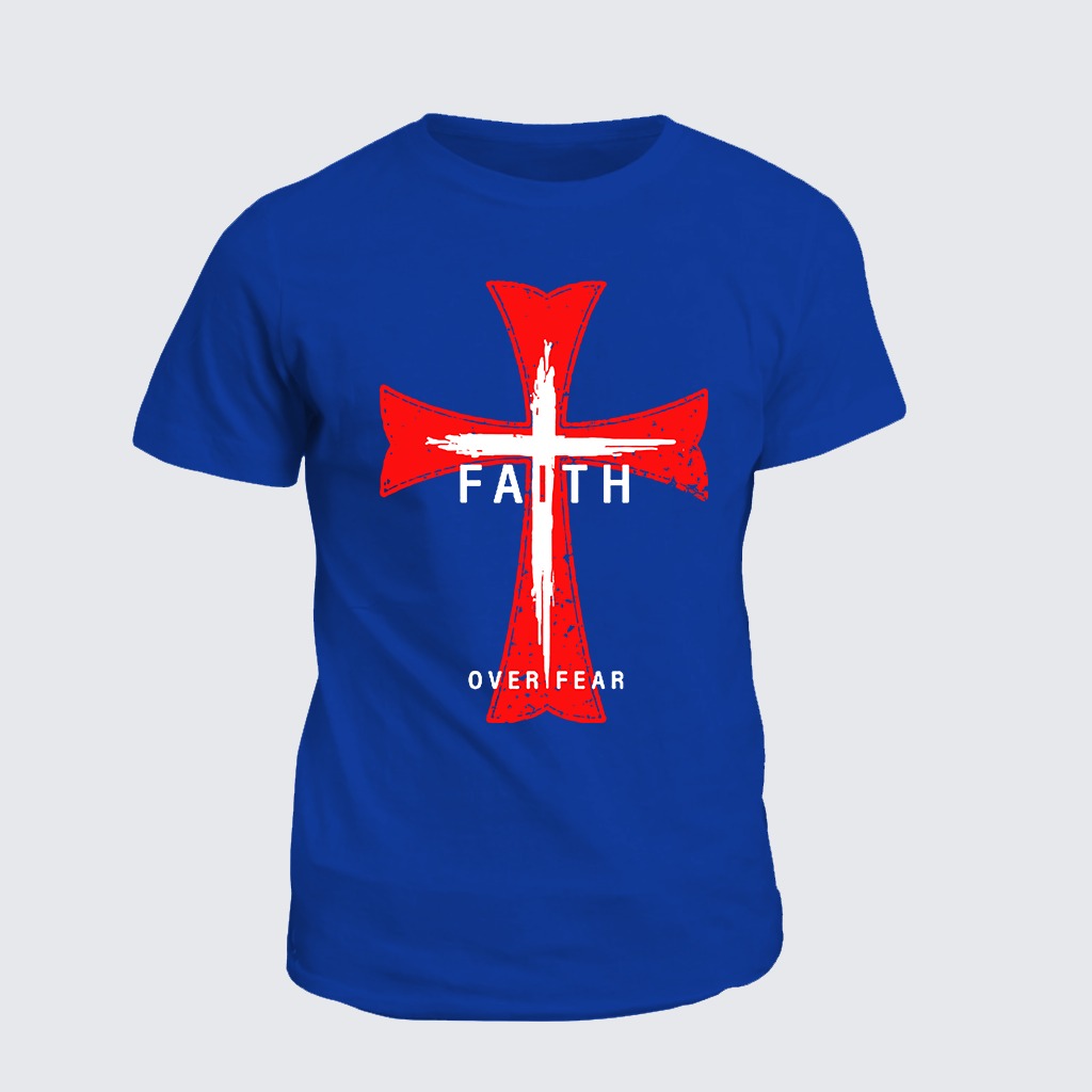 [Copy]Bold as a Lion Jesus God Christian Cotton T-Shirt
