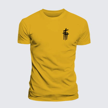 Faith Printed Jesus God Christian Premium Mercerized Cotton Tee