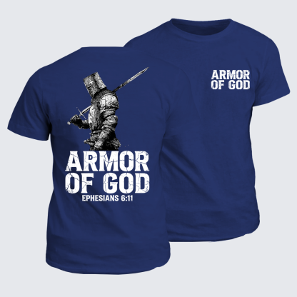 Armor of God Jesus God Christian Cotton T-Shirt