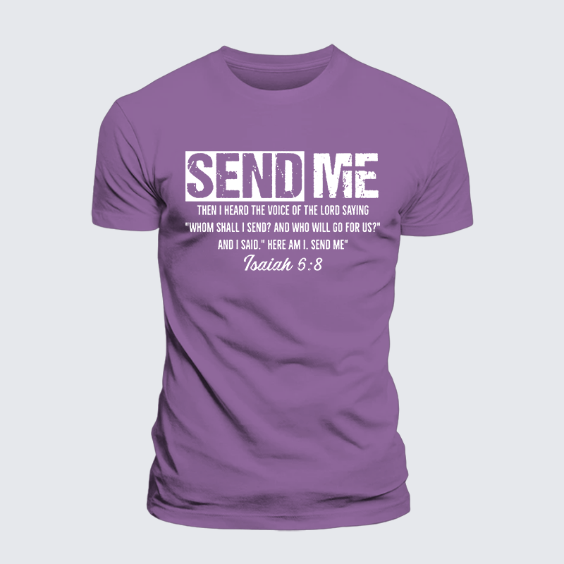 Send Me Jesus God Christian Premium Mercerized Cotton Tee
